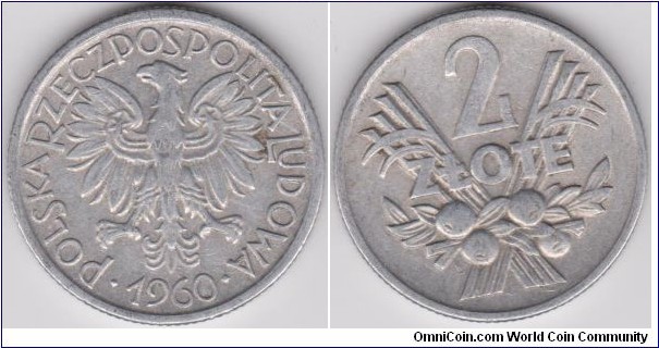2 Złote Poland 1960