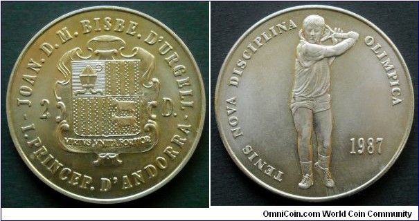 Andorra 2 diners.
1987, Tenis.