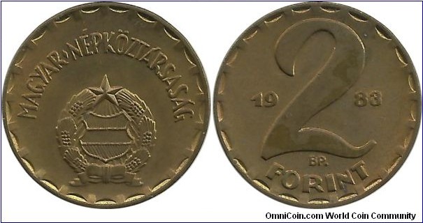 PRHungary 2 Forint 1983