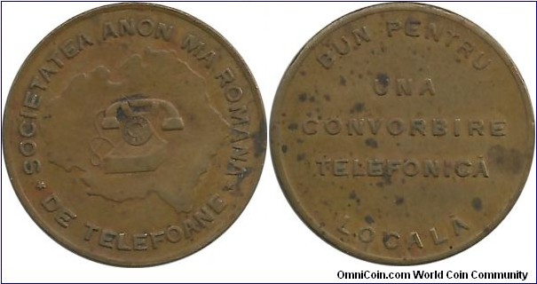 Romanian Telephone Token (were used in 1931-1940)