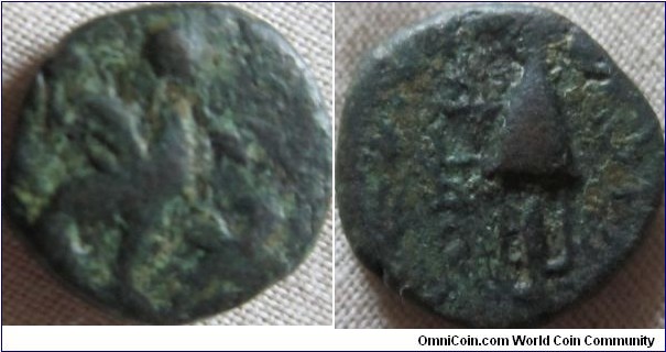 low grade coin, from the Ionian region 
