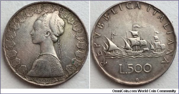 500 Lire, 11G silver