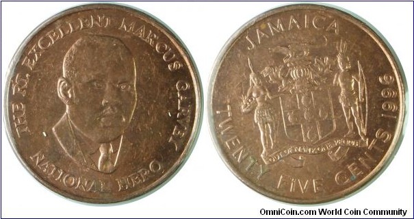 Jamaica25Cents-km167-1996