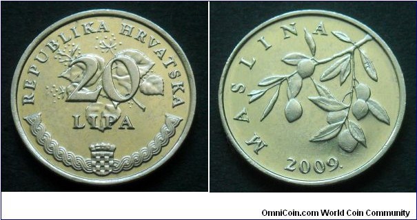 Croatia 20 lipa.
2009
