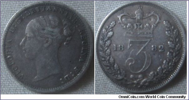 VF scarce 1882 3D only 447k minted.