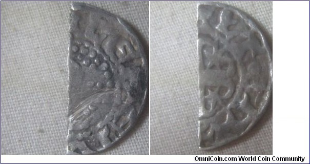 Scotland cut Halfpenny Short Cross and Stars coinage, Phase B (c.1205-c.1230), Hue and Walter working together.