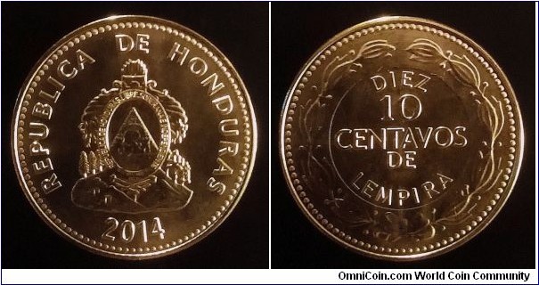 Honduras 10 centavos. 2014