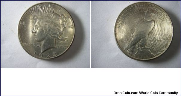 1923-SanFransico Mint Peace Dollar