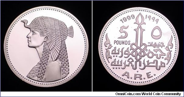 1999 EGYPT 50 Pounds TREASURES COLLECTION CLEOPATRA