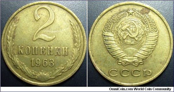 Russia 1963 2 kopeks.