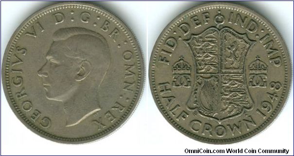 1948 British Half Crown