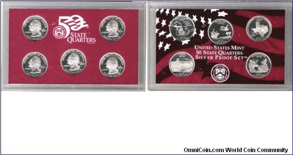 2004 SILVER PROOF STATE QUARTERS SET
CAMEO
