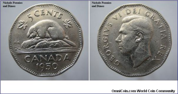 5 cent Canada VF-20 0.40