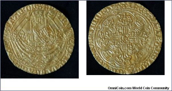 Noble King Henry VI

mintmark unknown,anyone an idea?
Price,neither an idea.
Someone a suggestion,
thanks!