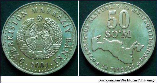 50 som.
10 Anniversary of 
Independence