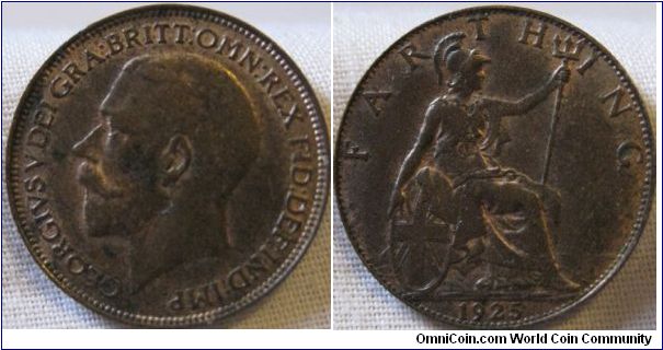 AUNC 1925 farthing, more lustre then the other, but the strike isnt as good
