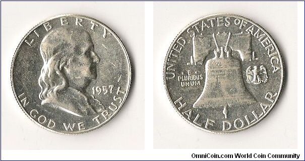 Franklin Half Dollar (Coin Roll Hunting)