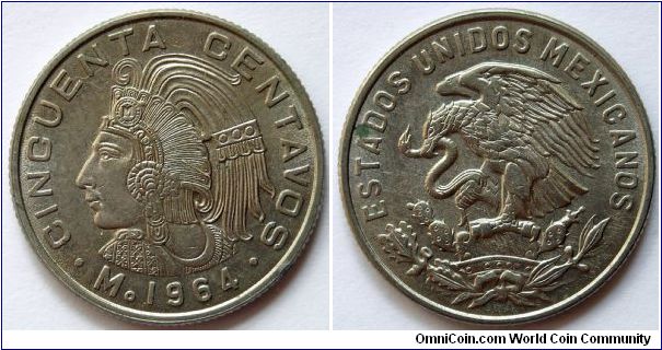 50 centavos.
1964