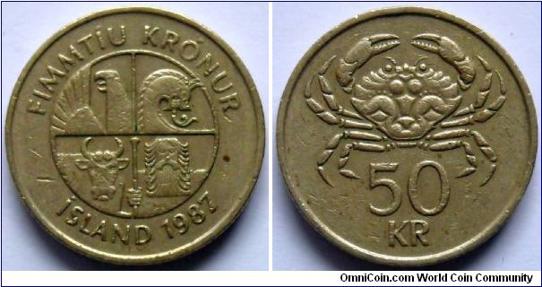 50 kronur.
1987