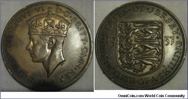 1937 1/12 of a shilling, high grade