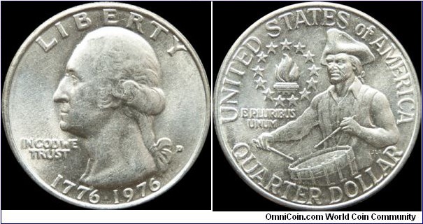 USA Quarter 1976-D