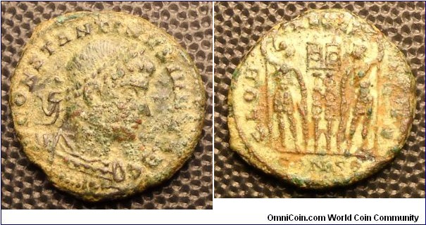 BEFORE CLEANING-EXAMPLE OF A COIN THAT LOOKED BETTER BEFORE CLEANING. 