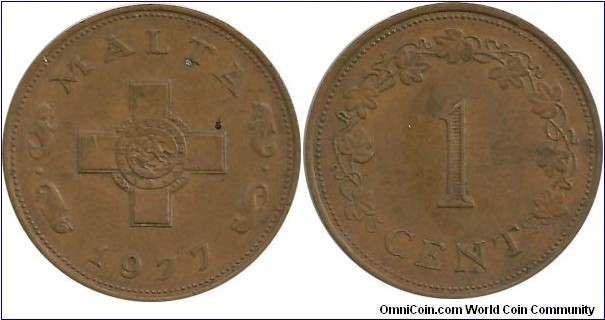 Malta 1 Cent 1977