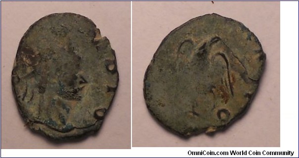 RIC 266	Divus Claudius II Gothicus AE Antoninianus. DIVO CLAVDIO, radiate head right / CONSECRATIO, eagle standing facing with head right or left. RIC 266, Cohen 43; Sear 11459