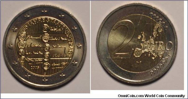 Austria Confederation Commemorative 2 Euro