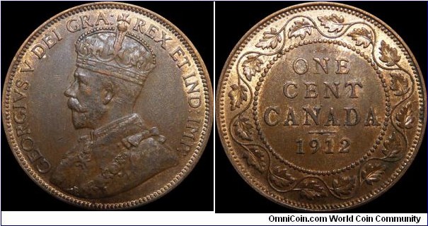 ~SOLD~ Canada 1 Cent 1912