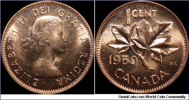 Canada 1 Cent 1959