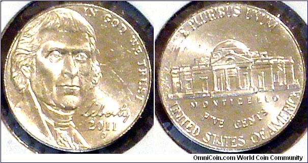 2011D nickel