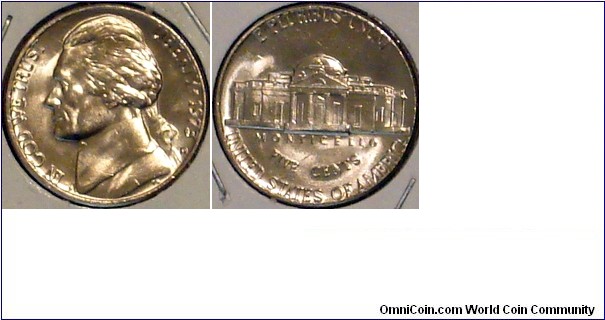 1973D nickel