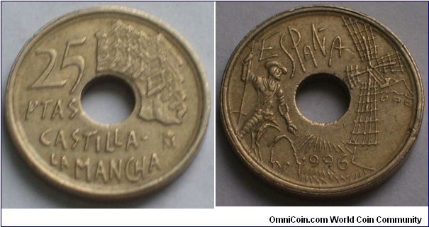 25 pesetas, castilla la mancha