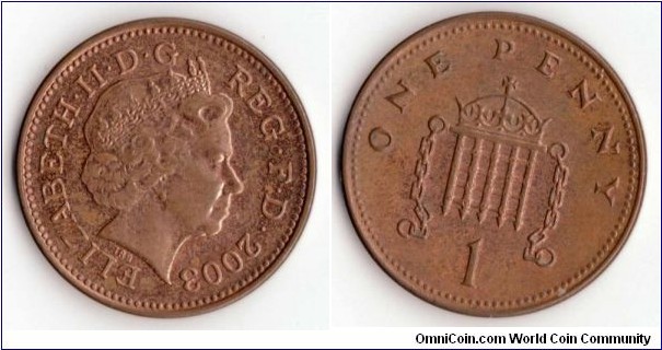 1 penny Copper