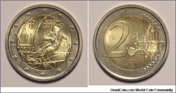 2006 Italy Torino Olympics 2€ Commemorative