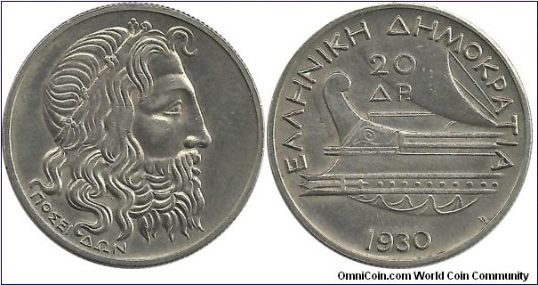Greece 20 Drahmai 1930