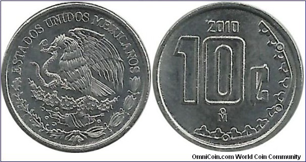 Mexico 10 Centavos 2010