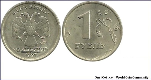 BankRussia 1 Ruble 1997