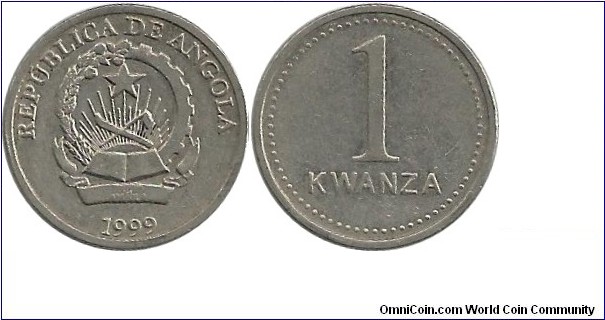 Angola 1 Kwanza 1999