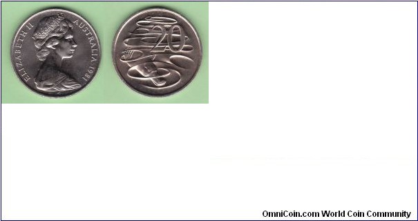 20 cent 1981 Australia