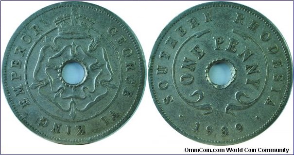 SouthRhodesia1penny-km8-1939