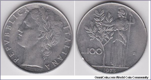 100 Lire 1973