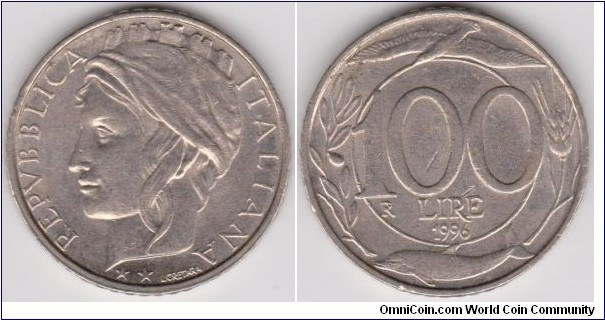 100 Lire 1996