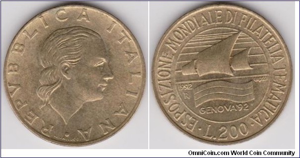 200 Lire 1992