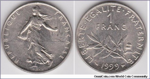 1 Franc 1999