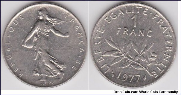 1 Franc 1977