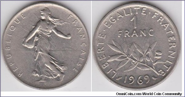 1 Franc 1969
