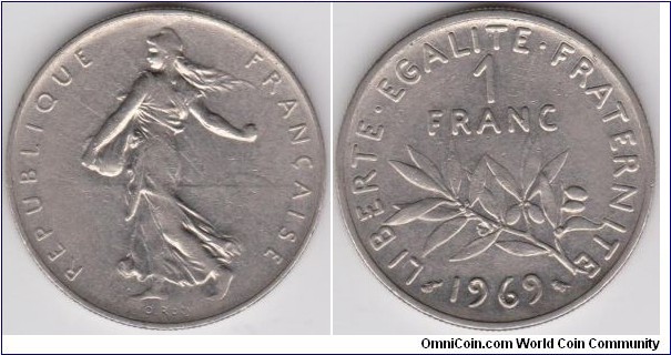 1 Franc 1969