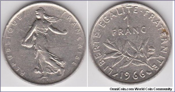 1 Franc 1966